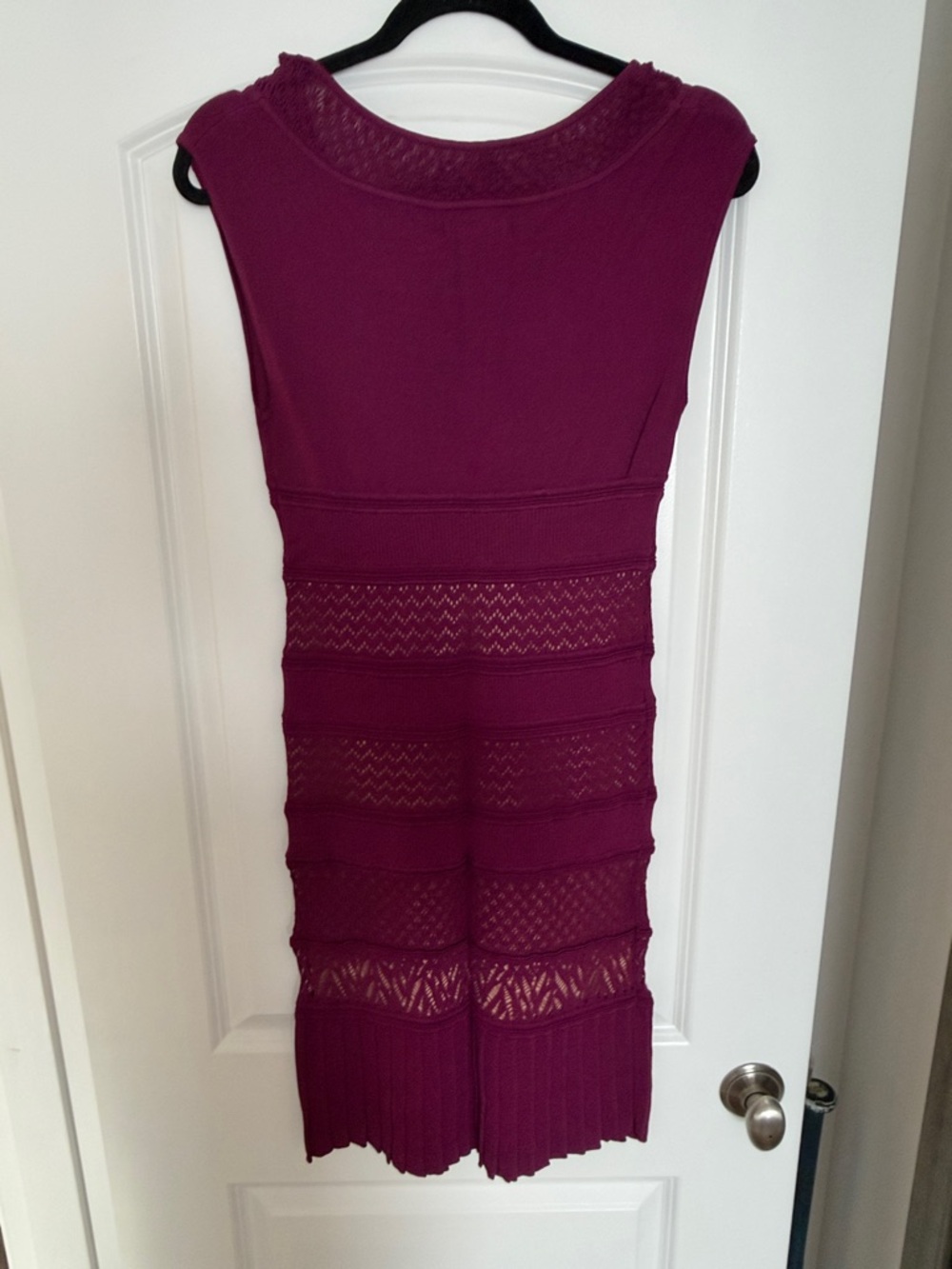 Catherine Malandrino Magenta Knit Sleeveless Top - Picture 5 of 5